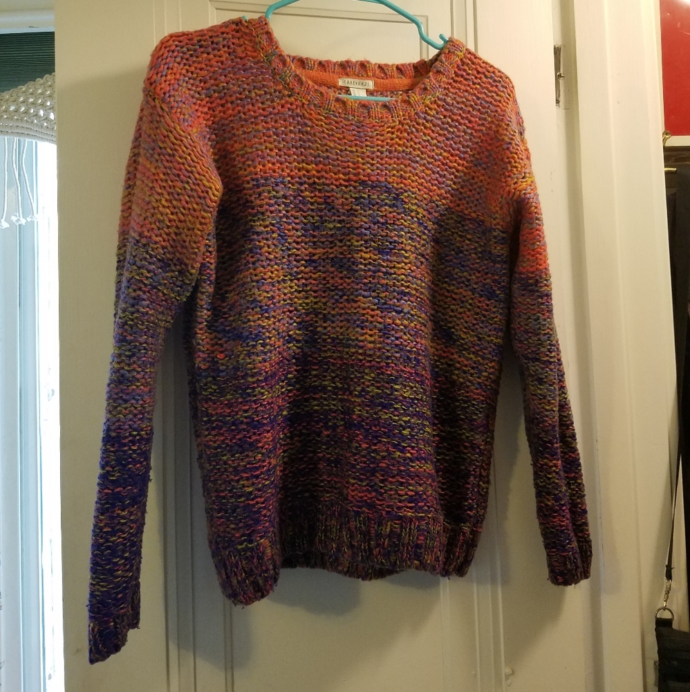 Ombre melange sweater